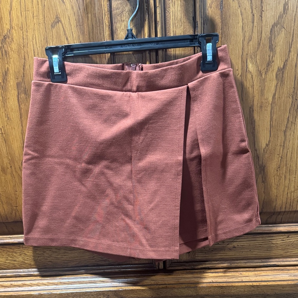 Altar'd State Terracotta Skirt/short in back